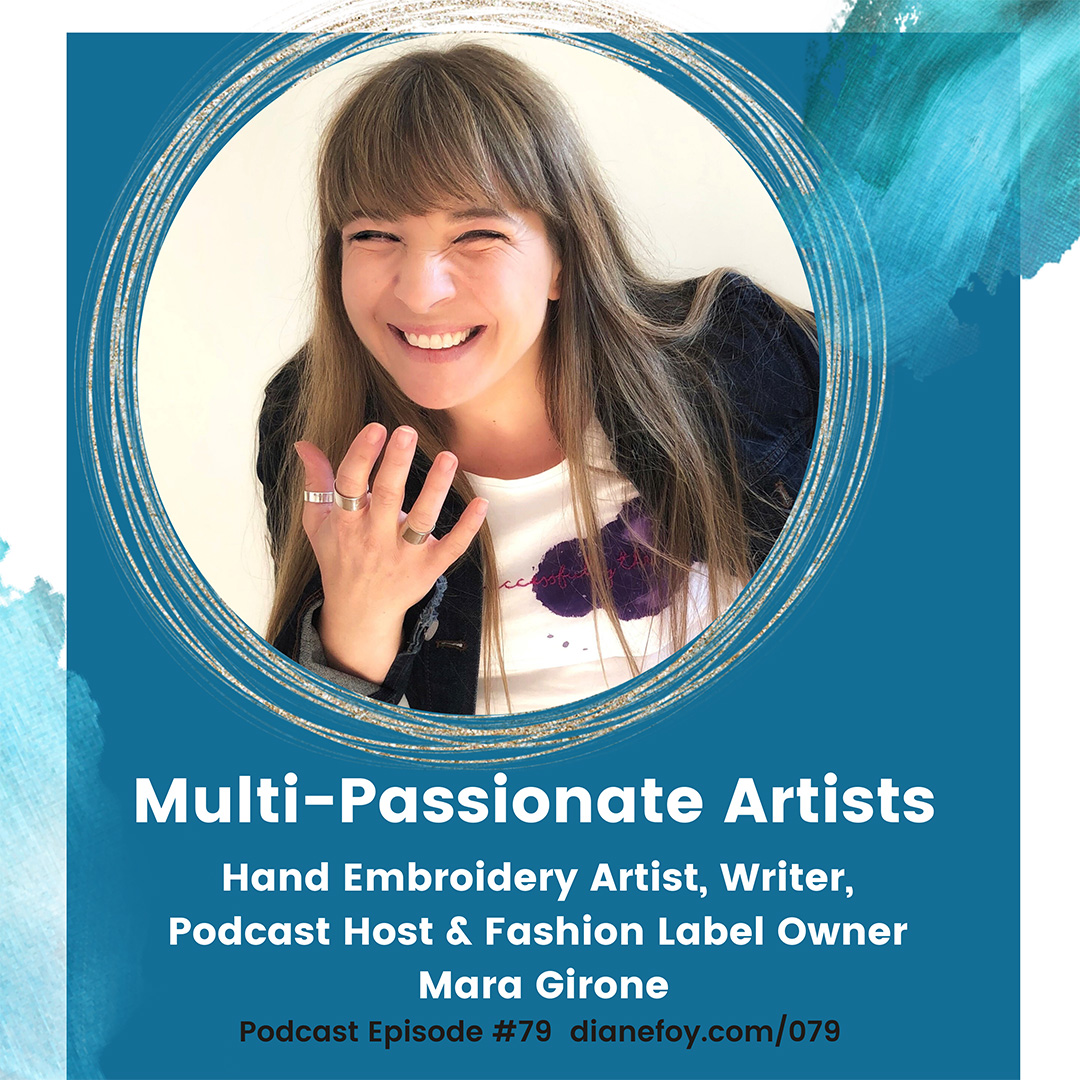 Hand Embroidery Artist, Writer, Podcast Host & Fashion Label Owner Mara Girone